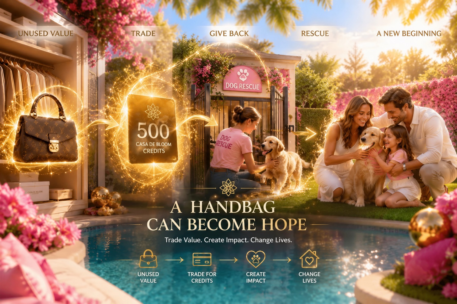 A handbag can become hope — trade value, create impact, change lives
