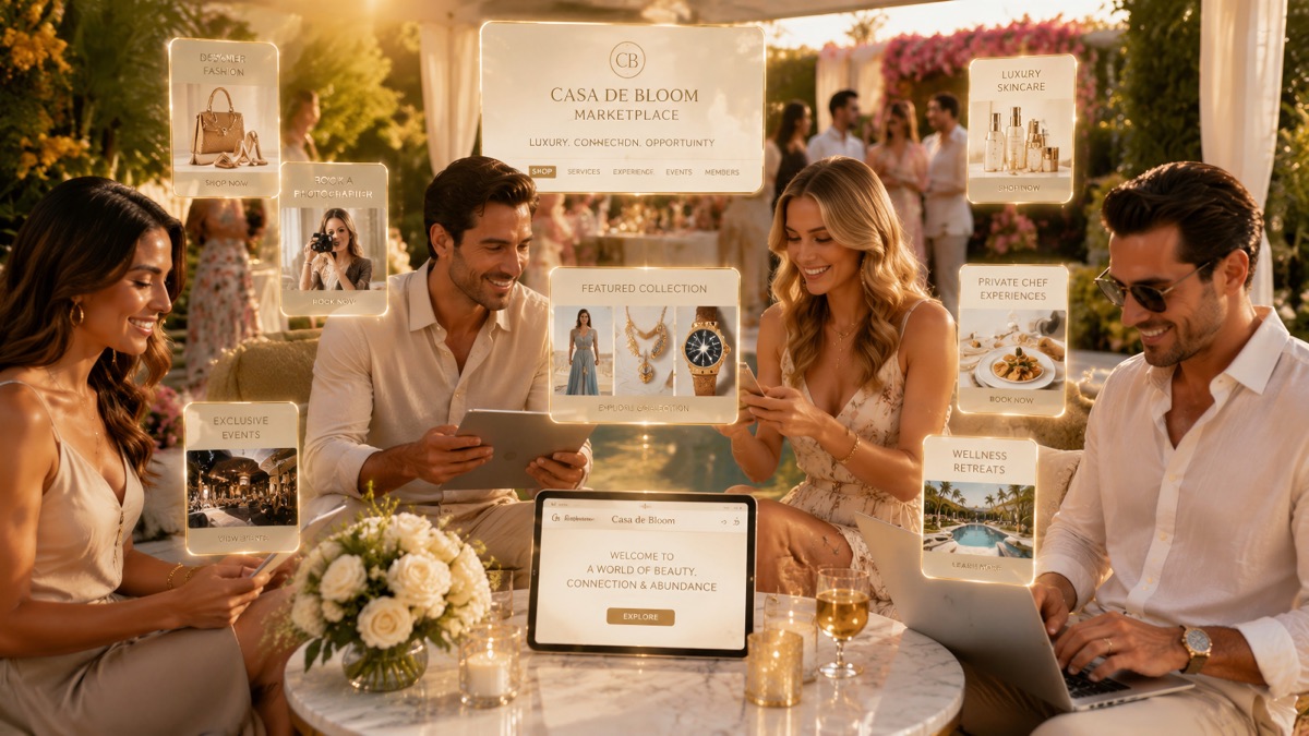 The Casa de Bloom marketplace